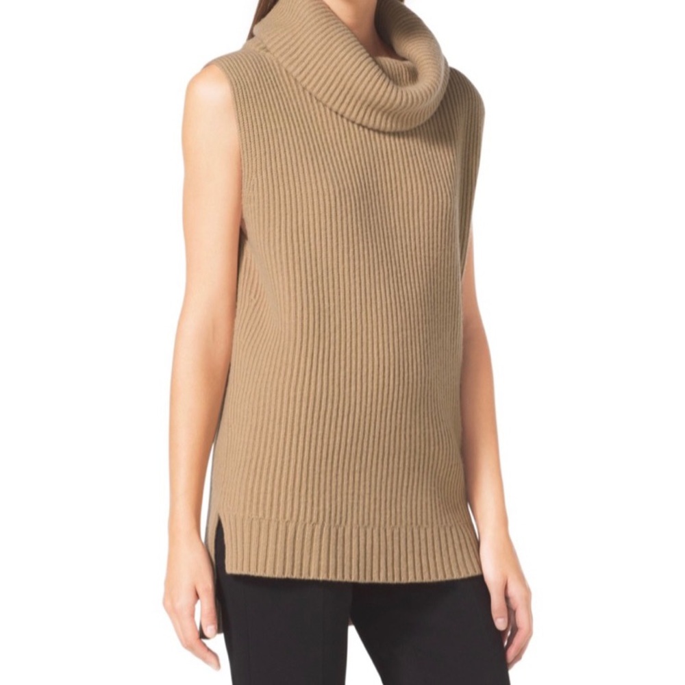 Michael Kors Sleeveless Sweater Turtleneck
